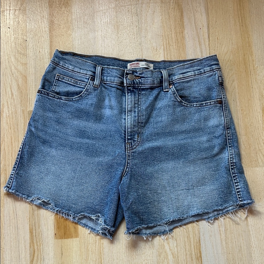 Signature by Levi Strauss Light Blue Jean Shorts